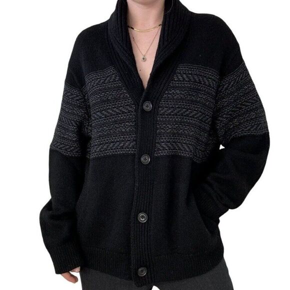 Wool Yak Blend Unisex Long Cardigan